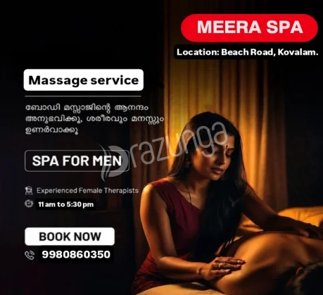 Full body cross massage available for men